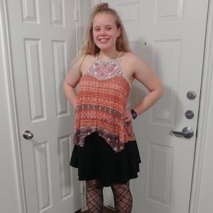 Rewind tank top blouse shark bite